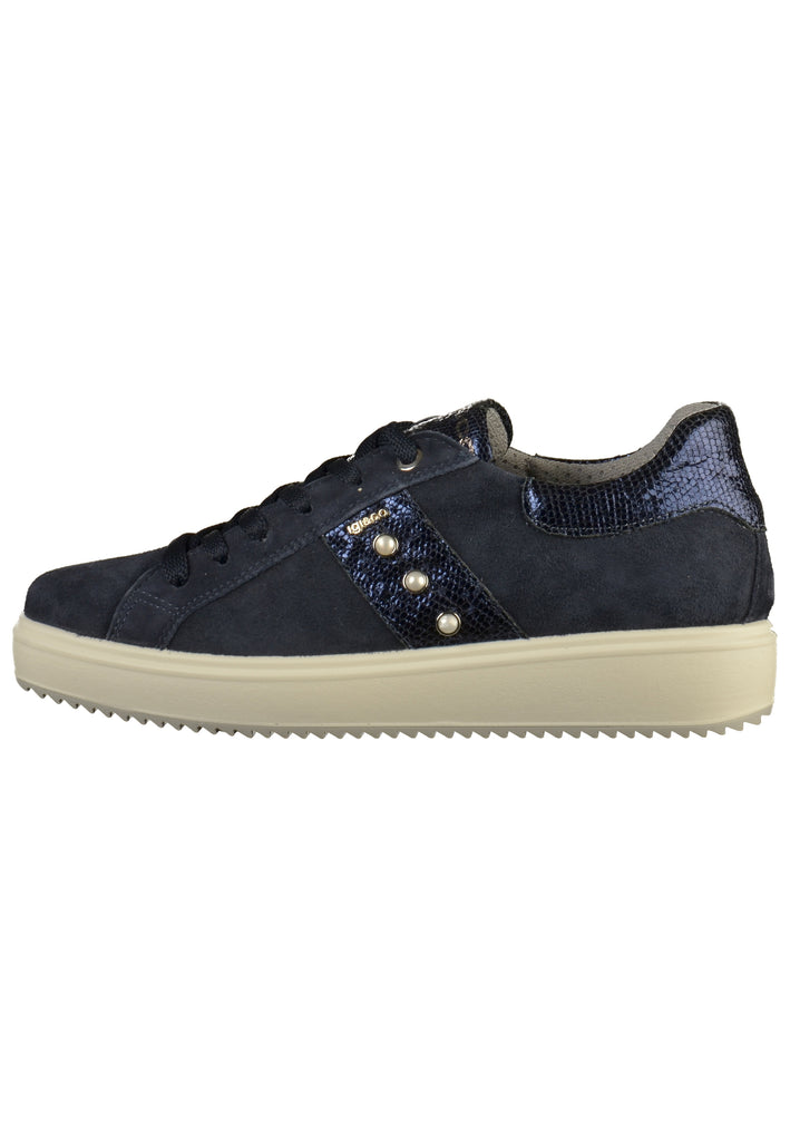 IGI&CO Sneaker Leder Dunkelblau - surf4shoes