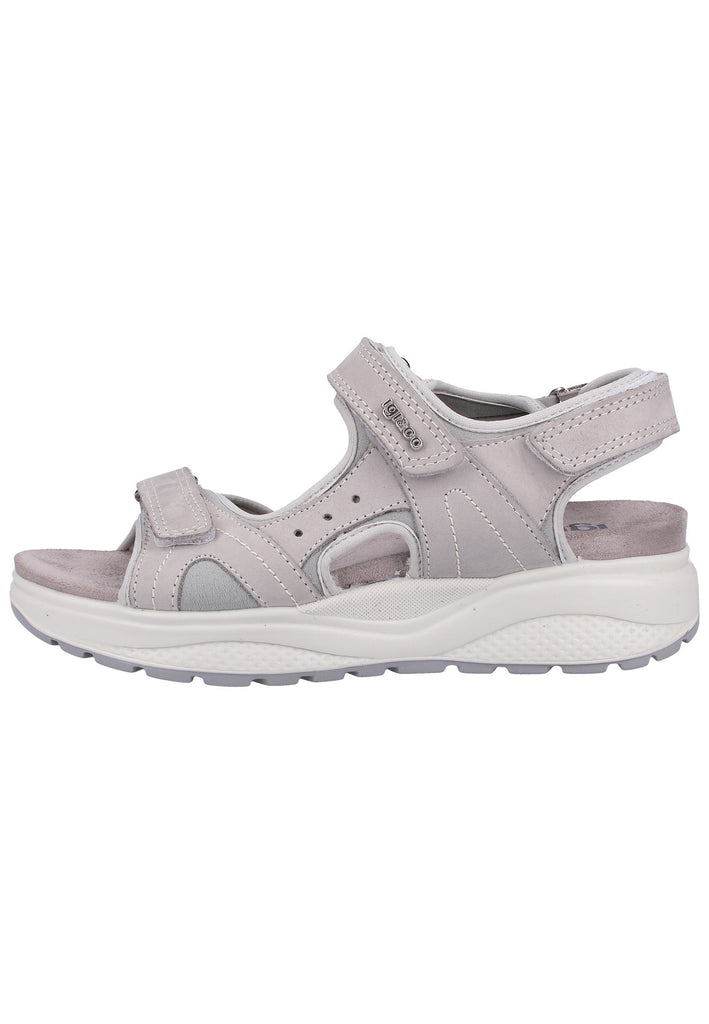 IGI&CO Sandalen Nappaleder Hellgrau - surf4shoes