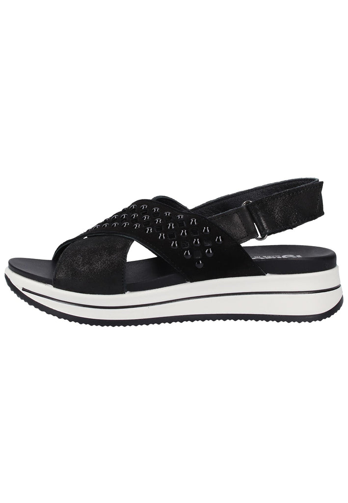 IGI&CO Sandalen Nappaleder Schwarz - surf4shoes