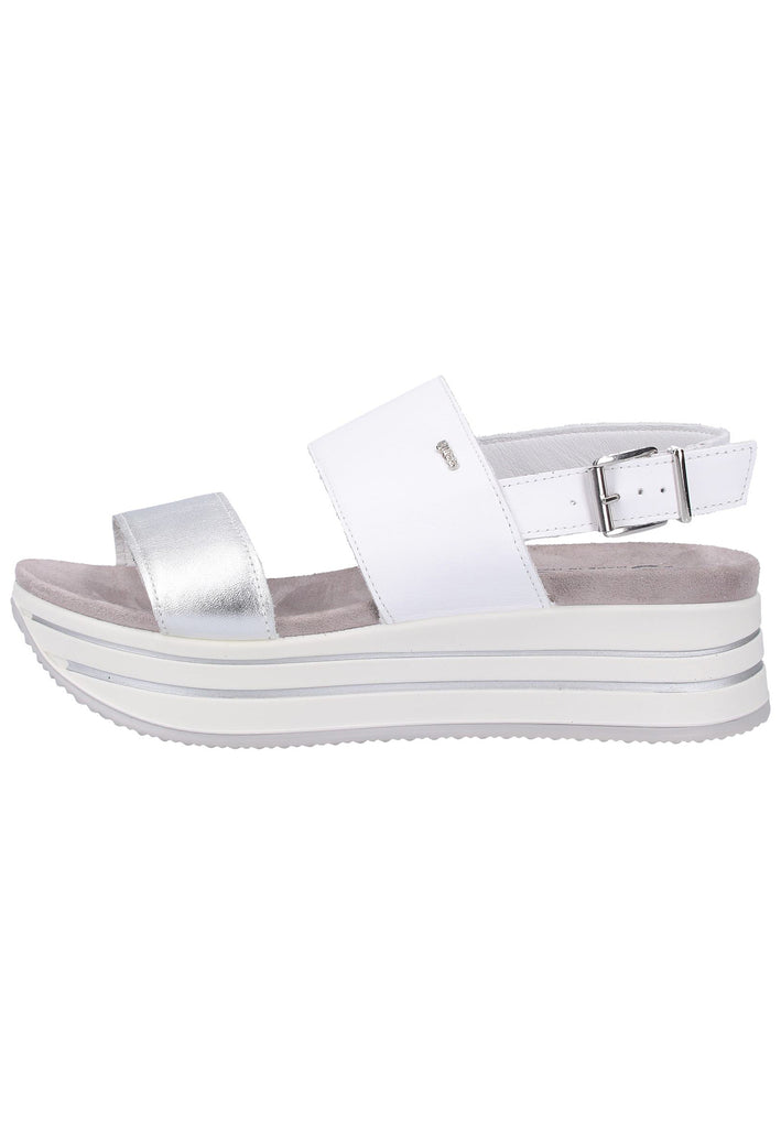 IGI&CO Sandalen Nappaleder Weiß/Silber - surf4shoes