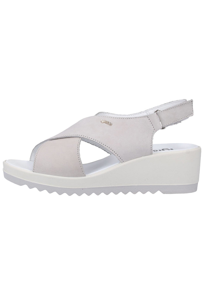 IGI&CO Sandalen Nubukleder Hellgrau - surf4shoes