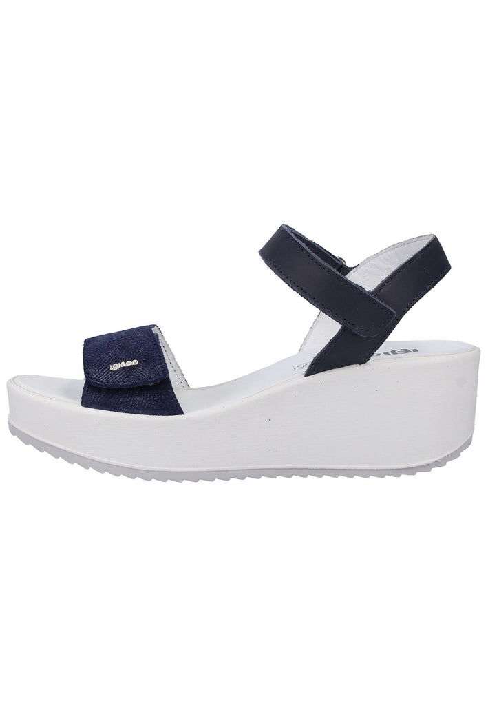 IGI&CO Sandalen Veloursleder Blau - surf4shoes