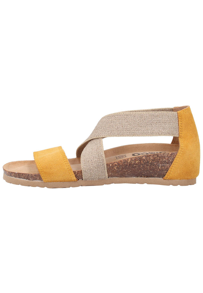 IGI&CO Sandalen Leder/Textil Gelb - surf4shoes