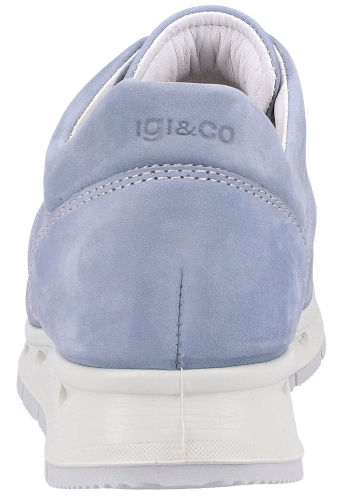 IGI&CO Sneaker Nubukleder Hellblau - surf4shoes