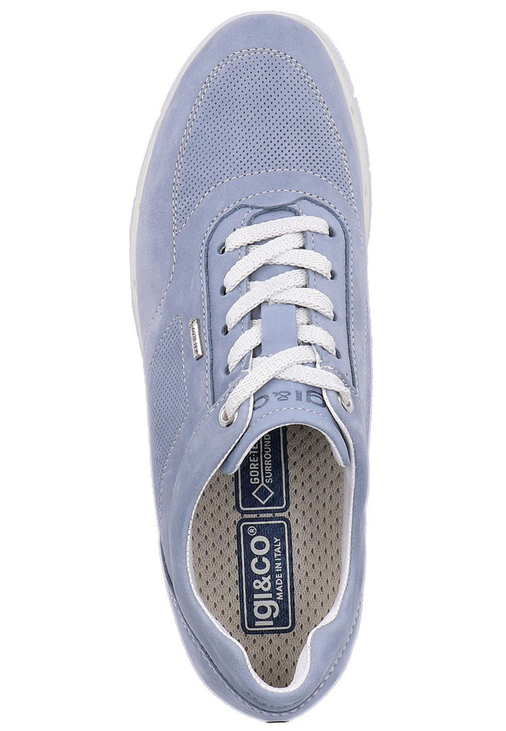 IGI&CO Sneaker Nubukleder Hellblau - surf4shoes