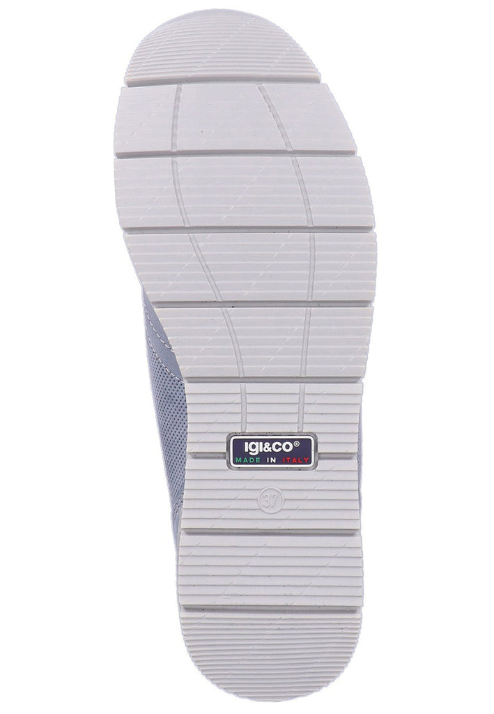 IGI&CO Sneaker Nubukleder Hellblau - surf4shoes