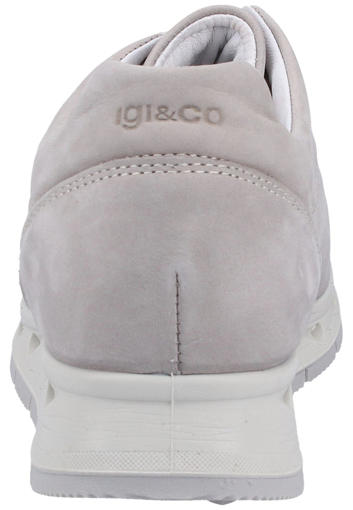 IGI&CO Sneaker Nubukleder Hellgrau - surf4shoes