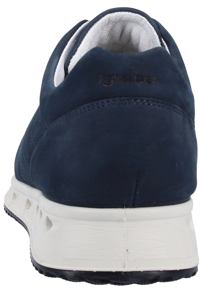 IGI&CO Sneaker Nubukleder Dunkelblau - surf4shoes