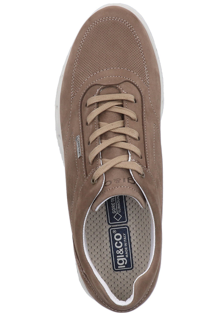 IGI&CO Sneaker Nubukleder Hellbraun - surf4shoes