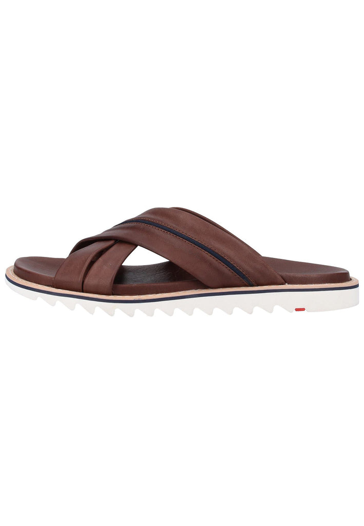 Lloyd Pantoletten Glattleder Kaffee - surf4shoes