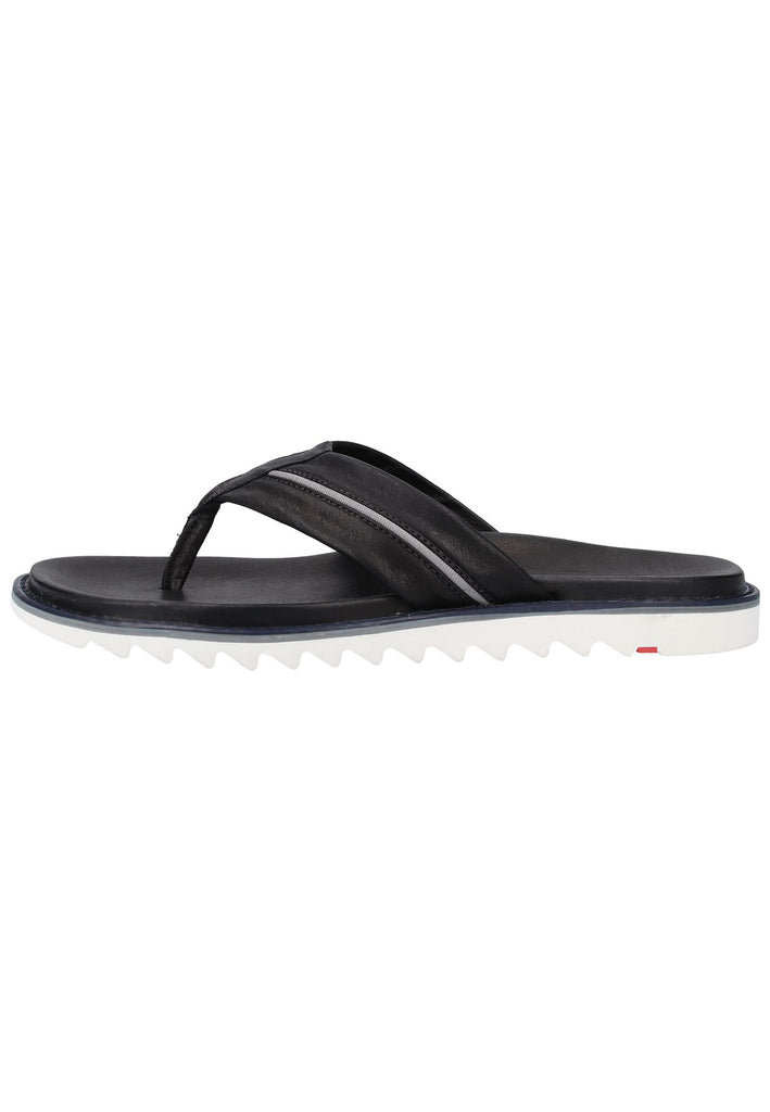 Lloyd Zehensteg Glattleder Schwarz - surf4shoes