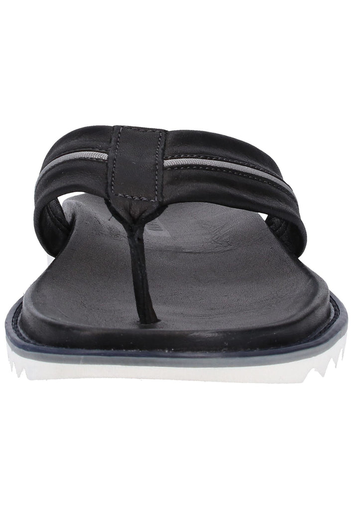 Lloyd Zehensteg Glattleder Schwarz - surf4shoes