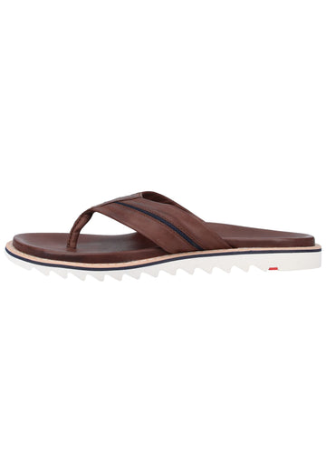 Lloyd Zehensteg Glattleder Kaffee - surf4shoes