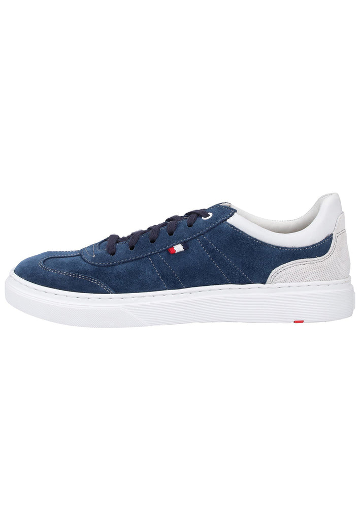 Lloyd Sneaker Veloursleder Blau/Weiß - surf4shoes