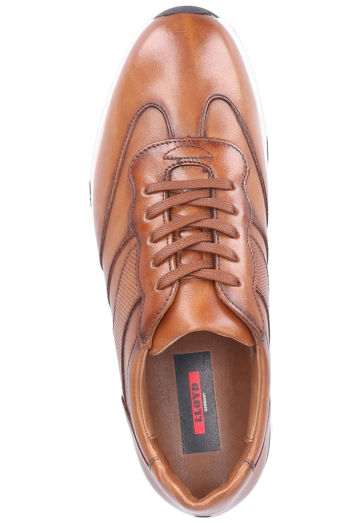Lloyd Sneaker Glattleder Cognac - surf4shoes