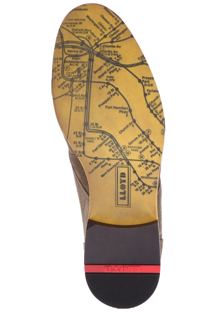 Lloyd Businessschuhe Veloursleder Braun - surf4shoes