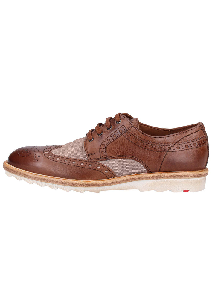 Lloyd Halbschuhe Leder/Textil Braun - surf4shoes