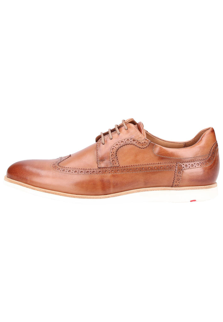 Lloyd Halbschuhe Glattleder Cognac - surf4shoes