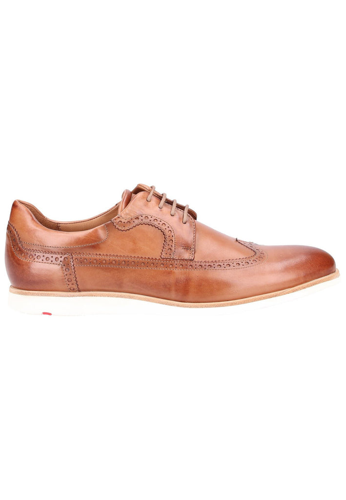 Lloyd Halbschuhe Glattleder Cognac - surf4shoes