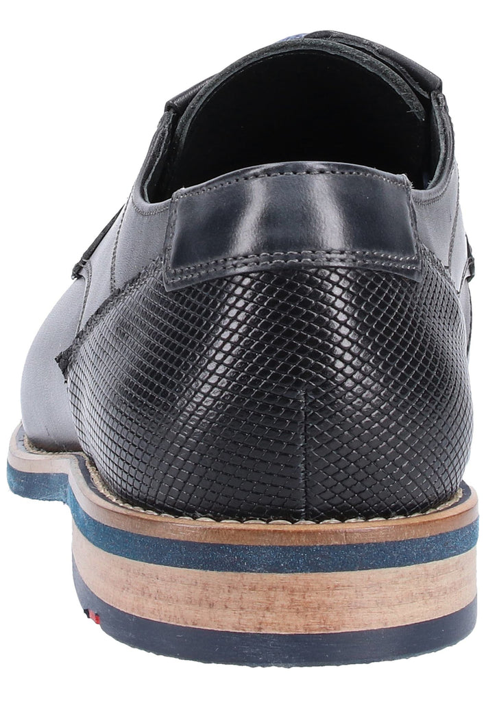Lloyd Businessschuhe Glattleder Schwarz/Blau - surf4shoes