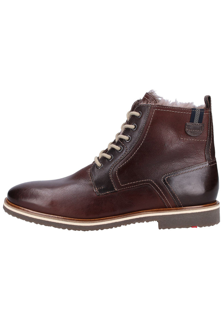 Lloyd Stiefelette Glattleder Mittelbraun Warmfutter - surf4shoes