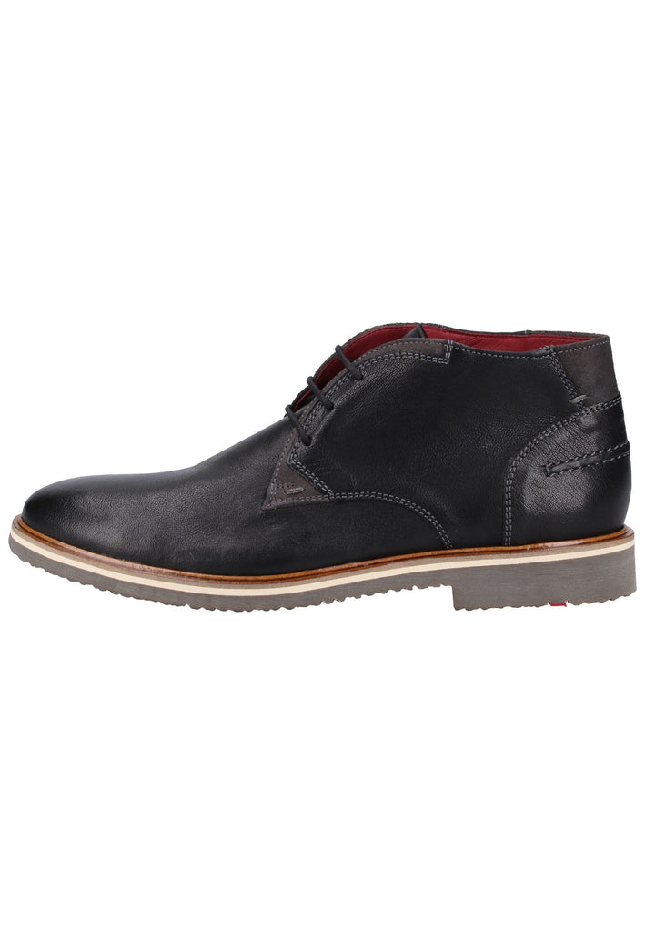 Lloyd Stiefelette Glattleder Schwarz/Grau - surf4shoes
