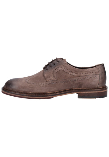 Lloyd Halbschuhe Veloursleder Taupe - surf4shoes