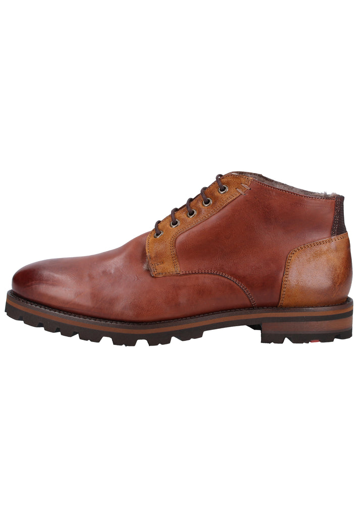 Lloyd Stiefelette Glattleder Mittelbraun Warmfutter - surf4shoes