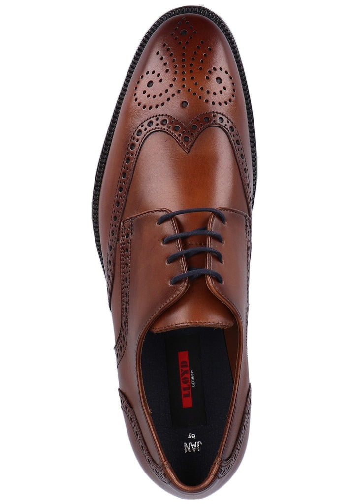 Lloyd Businessschuhe Glattleder Cognac - surf4shoes