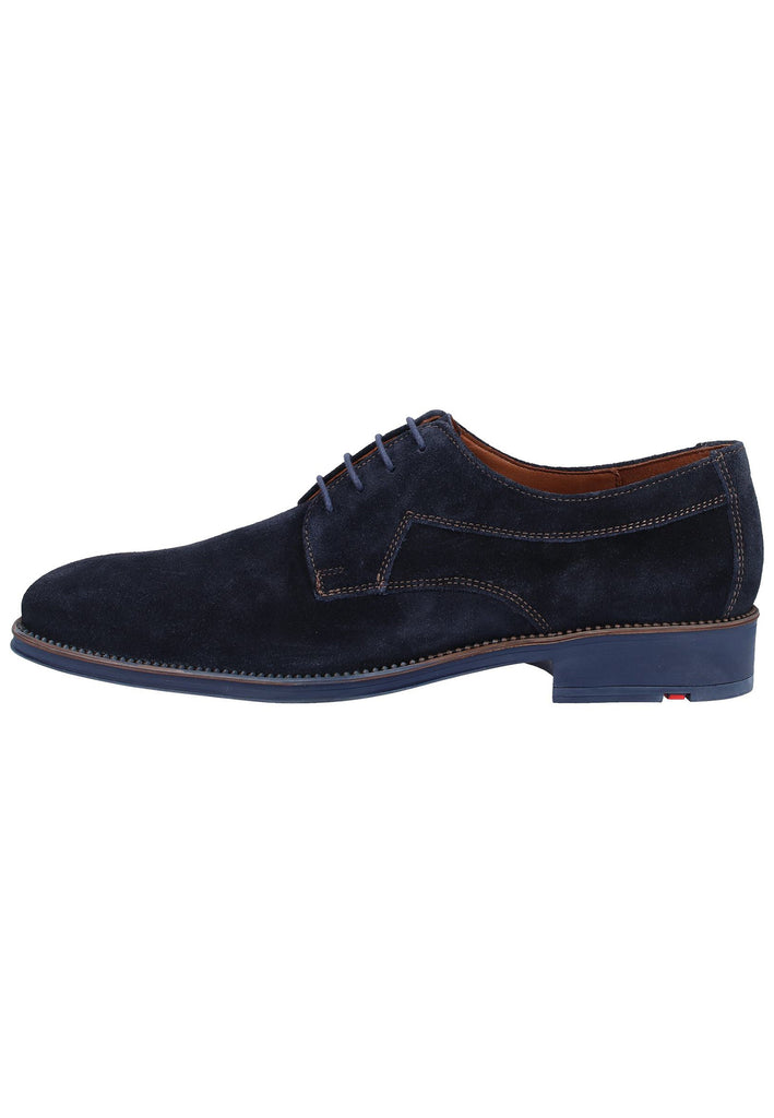 Lloyd Halbschuhe Veloursleder Blau - surf4shoes