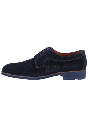 Lloyd Halbschuhe Veloursleder Blau - surf4shoes