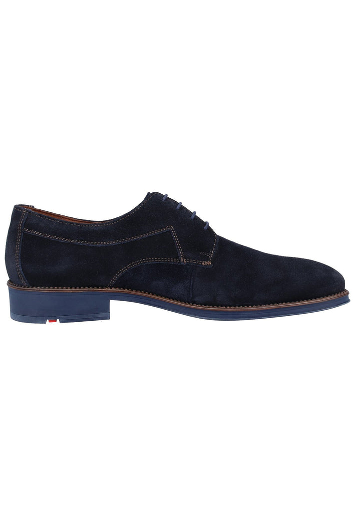 Lloyd Halbschuhe Veloursleder Blau - surf4shoes