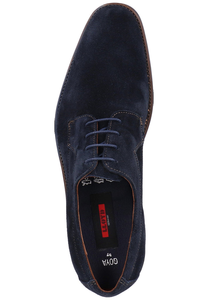 Lloyd Halbschuhe Veloursleder Blau - surf4shoes
