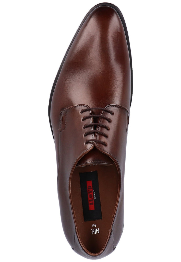 Lloyd Businessschuhe Glattleder Dunkelbraun - surf4shoes