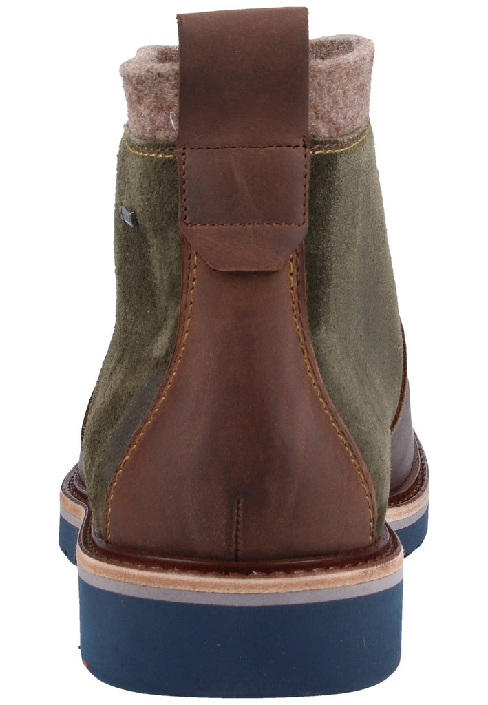 Lloyd Stiefelette Veloursleder Braun/Oliv - surf4shoes