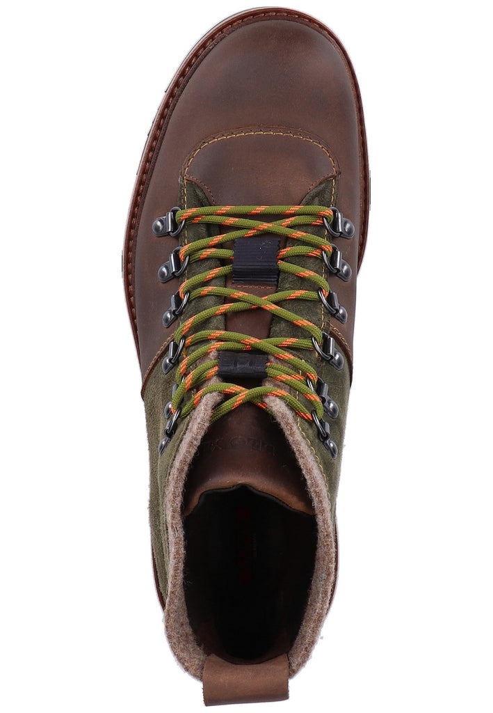 Lloyd Stiefelette Veloursleder Braun/Oliv - surf4shoes