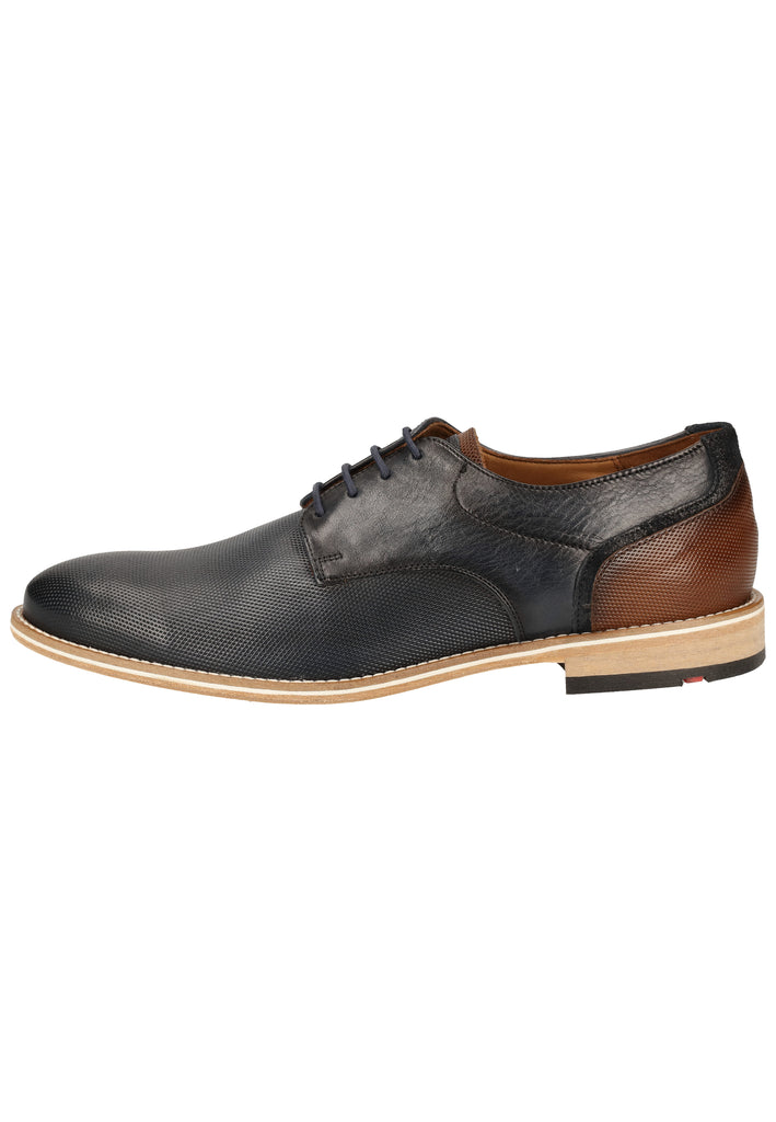 Lloyd Halbschuhe Leder Dunkelblau - surf4shoes