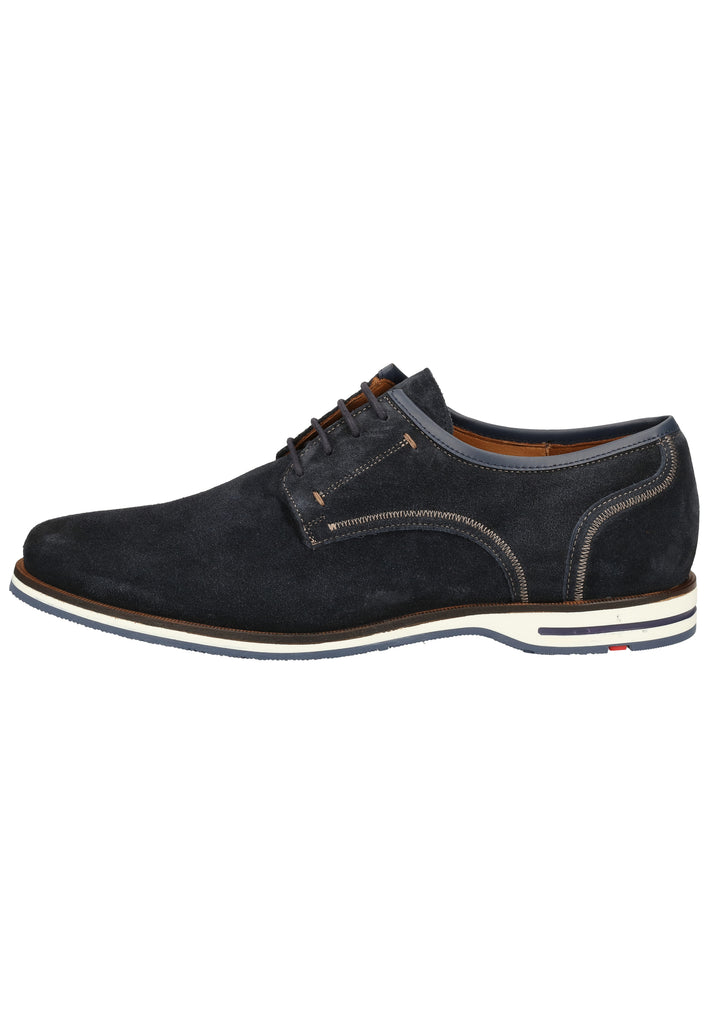 Lloyd Halbschuhe Veloursleder Dunkelblau - surf4shoes