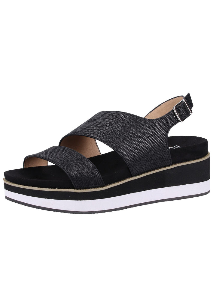 Bullboxer Sandalen Lederimitat Schwarz - surf4shoes