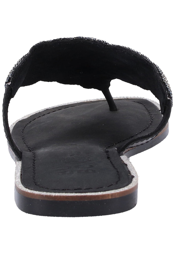 Bullboxer Zehensteg Leder/Textil Schwarz - surf4shoes