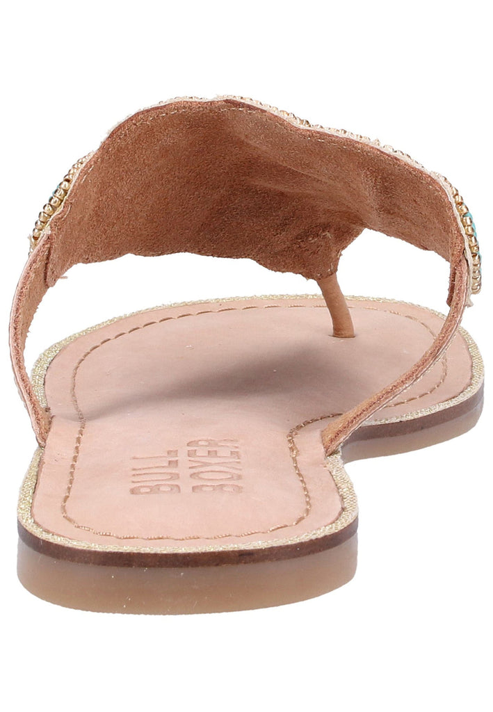 Bullboxer Zehensteg Leder/Textil Türkis - surf4shoes