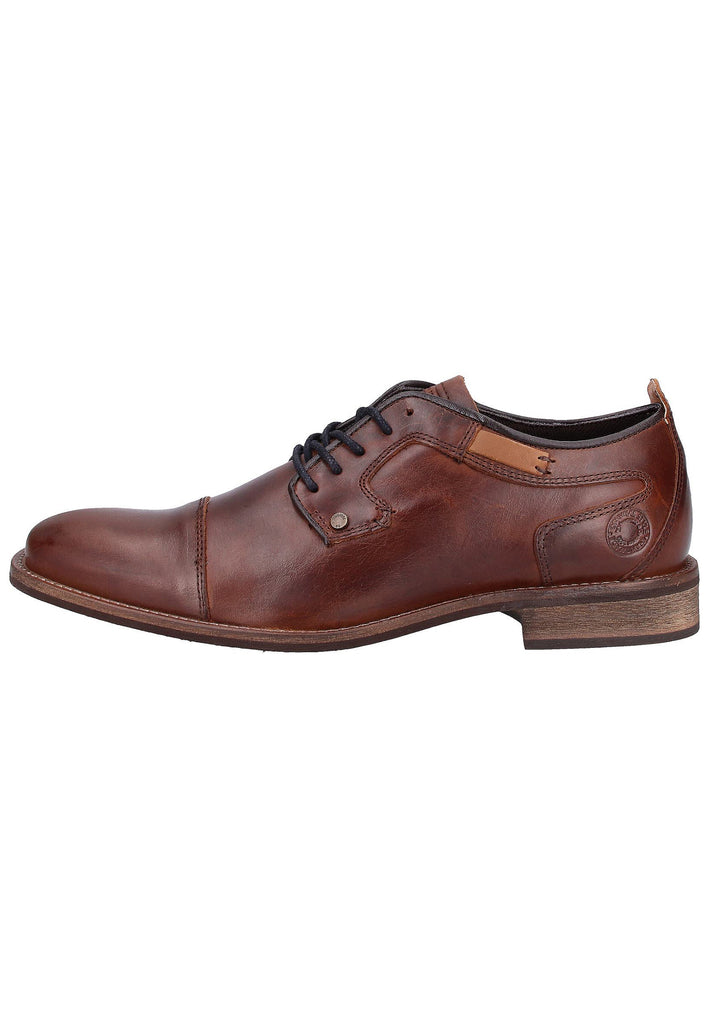 Bullboxer Businessschuhe Leder Dunkelbraun - surf4shoes