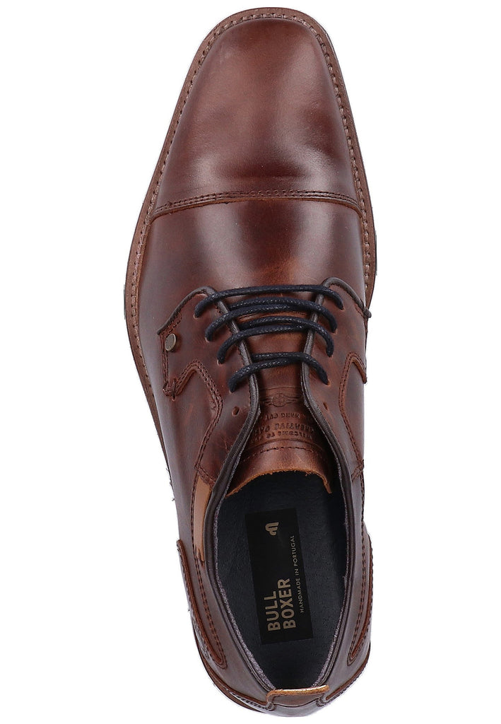 Bullboxer Businessschuhe Leder Dunkelbraun - surf4shoes
