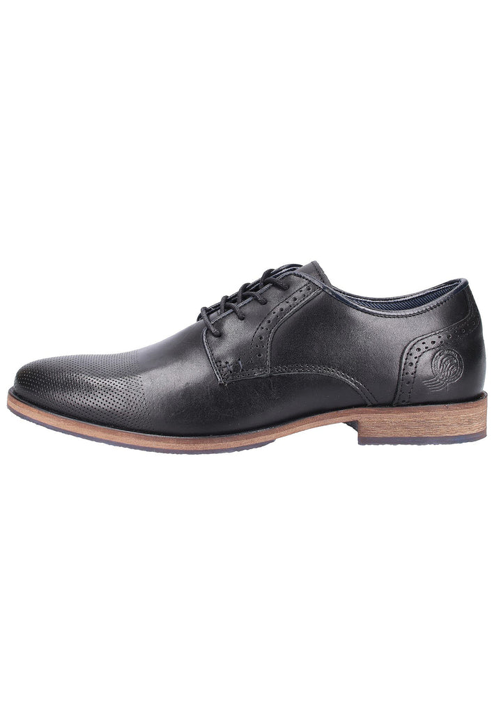 Bullboxer Businessschuhe Leder Schwarz - surf4shoes