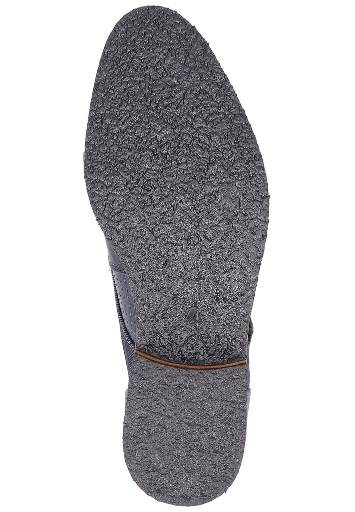 Bullboxer Businessschuhe Leder/Textil Dunkelblau - surf4shoes