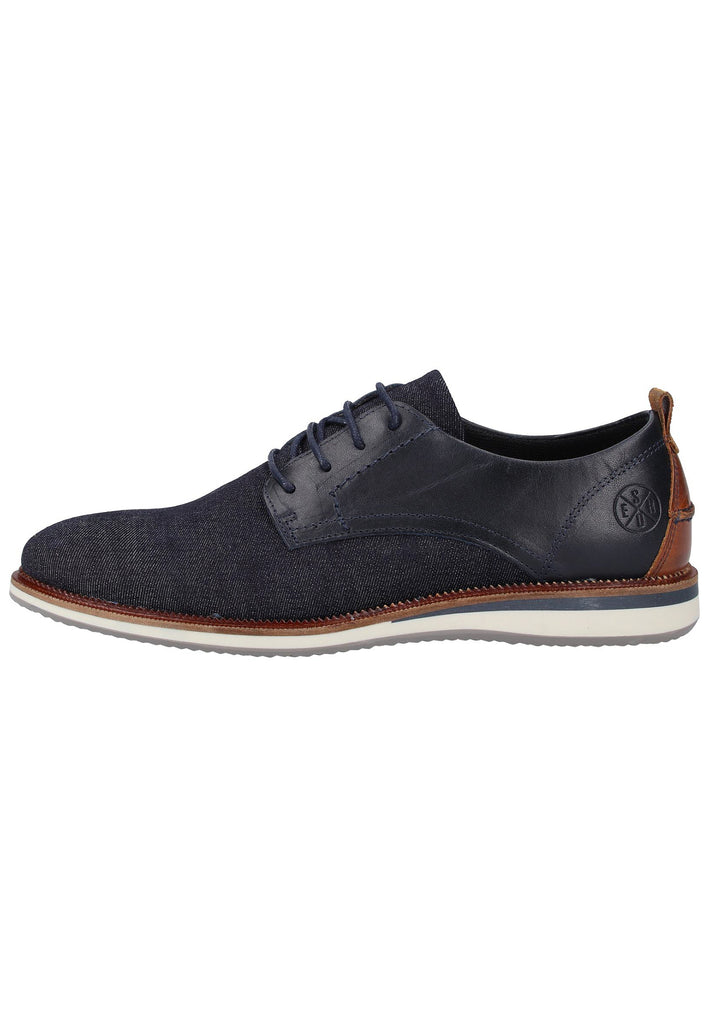 Bullboxer Halbschuhe Leder/Textil Blau - surf4shoes
