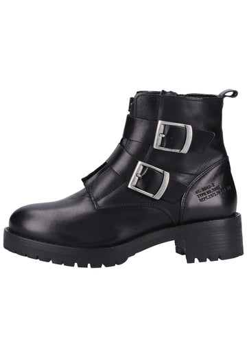 Bullboxer Stiefelette Leder Schwarz - surf4shoes