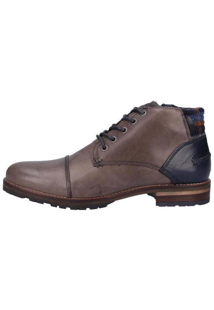 Bullboxer Stiefelette Leder Grau - surf4shoes