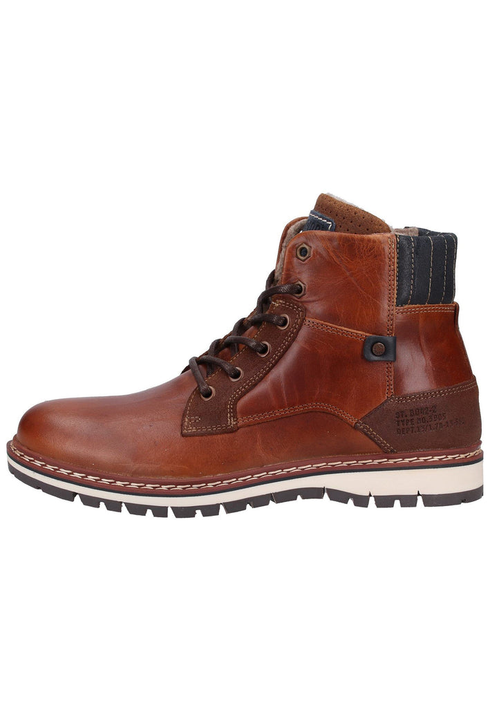 Bullboxer Stiefelette Leder Braun Warmfutter - surf4shoes