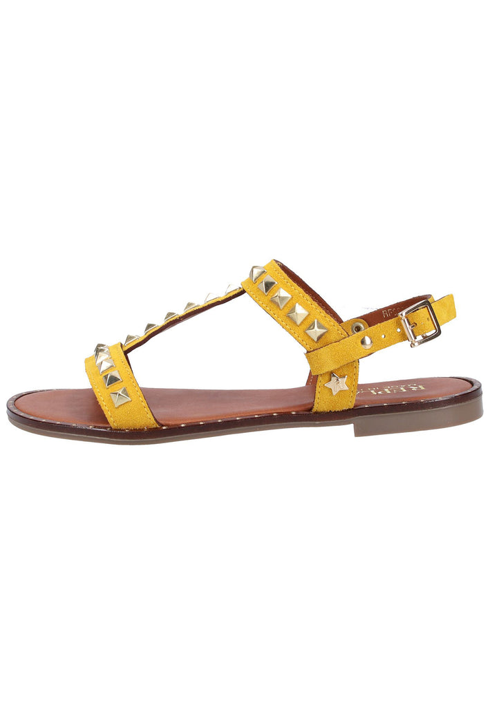 Replay Sandalen Leder Gelb - surf4shoes
